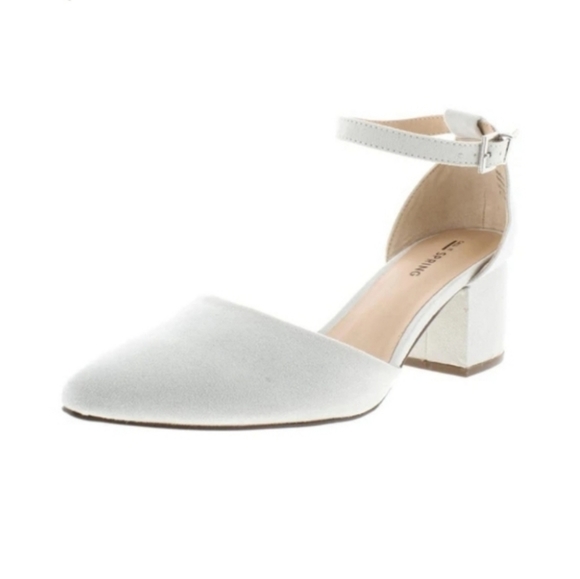 pale blue pumps